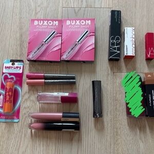 Lip Product Bundle: MAC, NARS, Face Shop, Smashbox, Sephora, L’Oreal etc - New